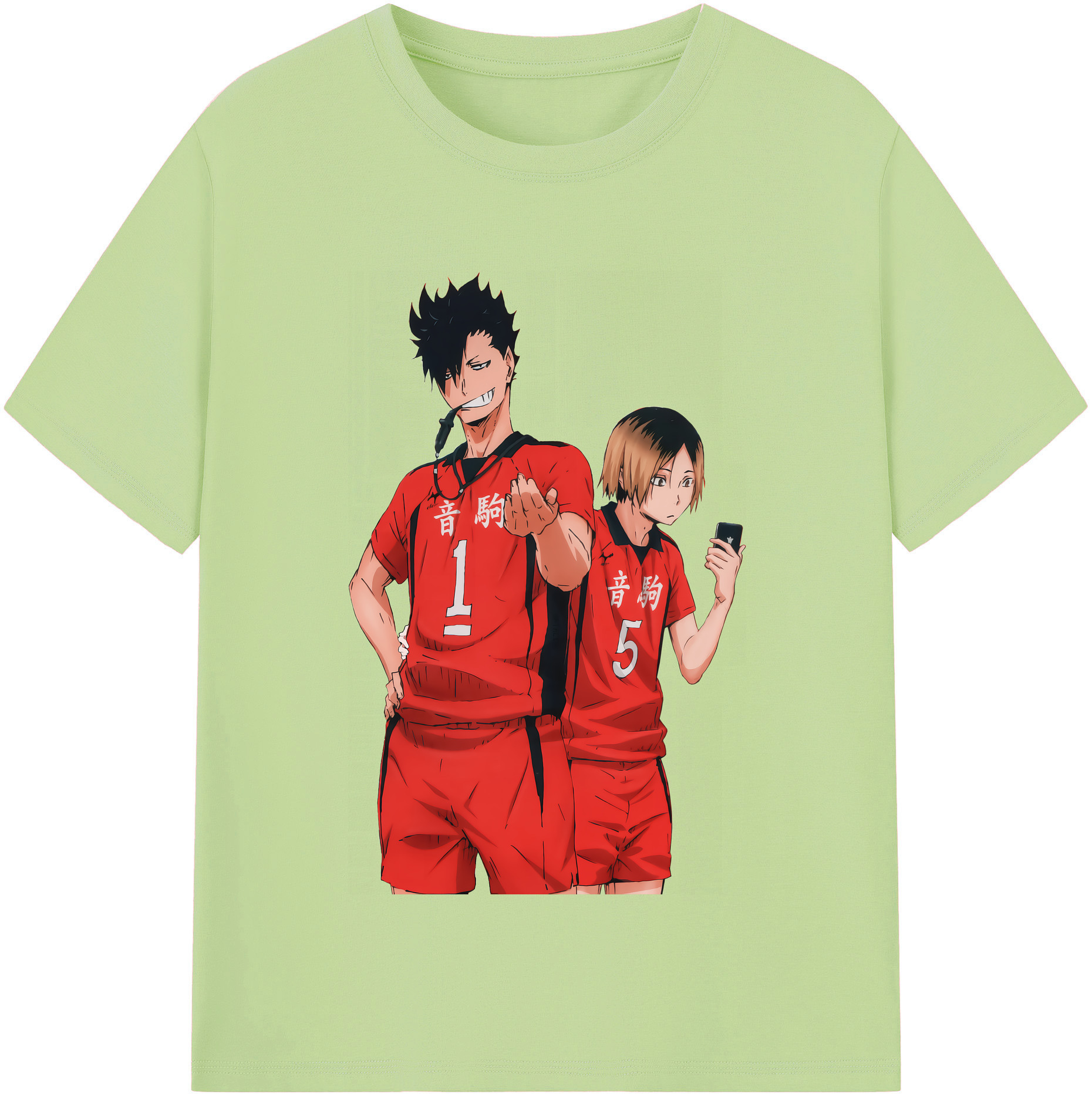 （画像用） ハイキュー!! Haikyu!! 綿100％半袖Tシャツ（フロントプリント）